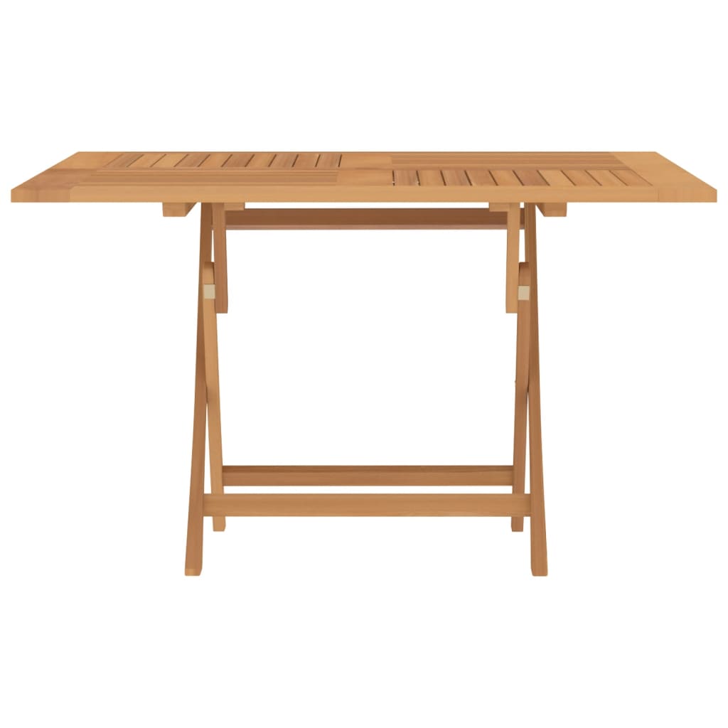 Τραπέζι Κήπου Πτυσσόμενο 110 x 110 x 75 εκ. Μασίφ Ξύλο Teak 3