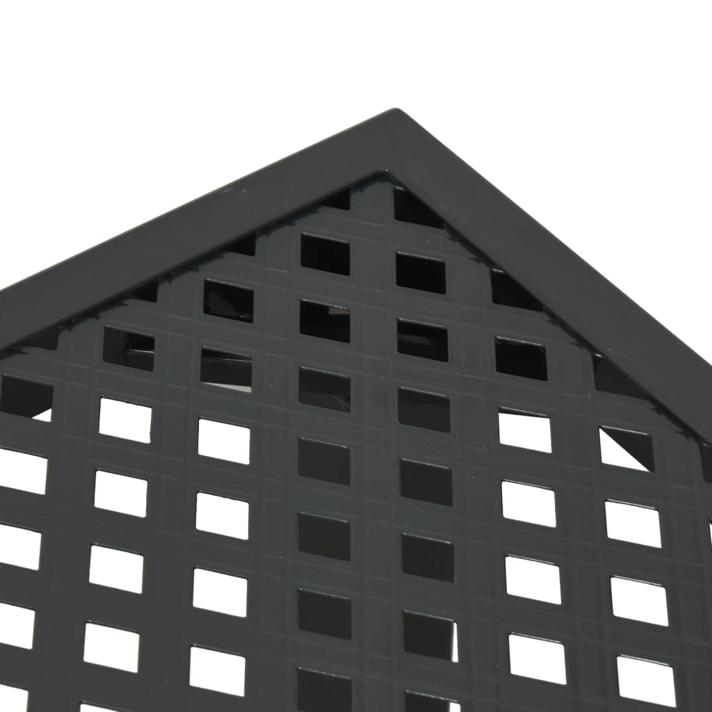 Τραπέζι Κήπου Ανθρακί 165x80x72 εκ. Ατσάλινο 6