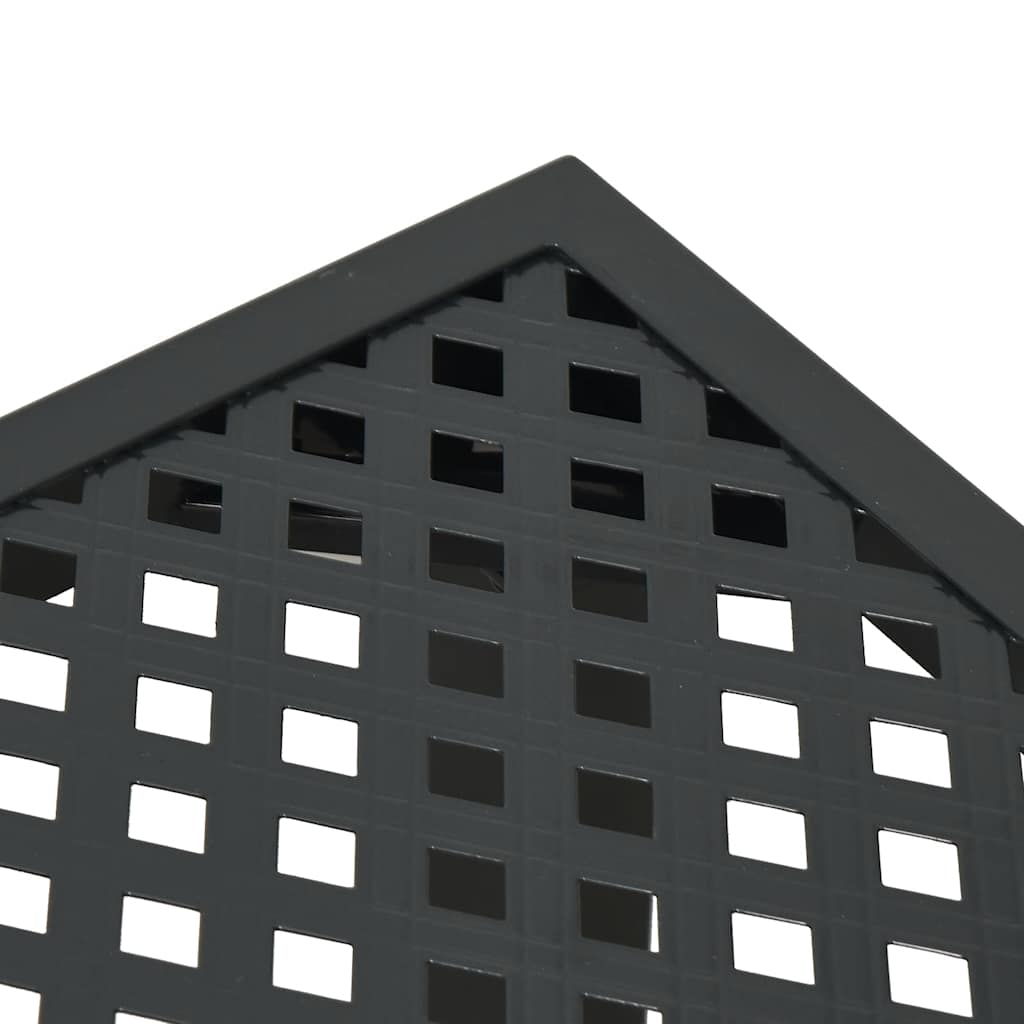 Τραπέζι Κήπου Ανθρακί 200x100x72 εκ. Ατσάλινο 6