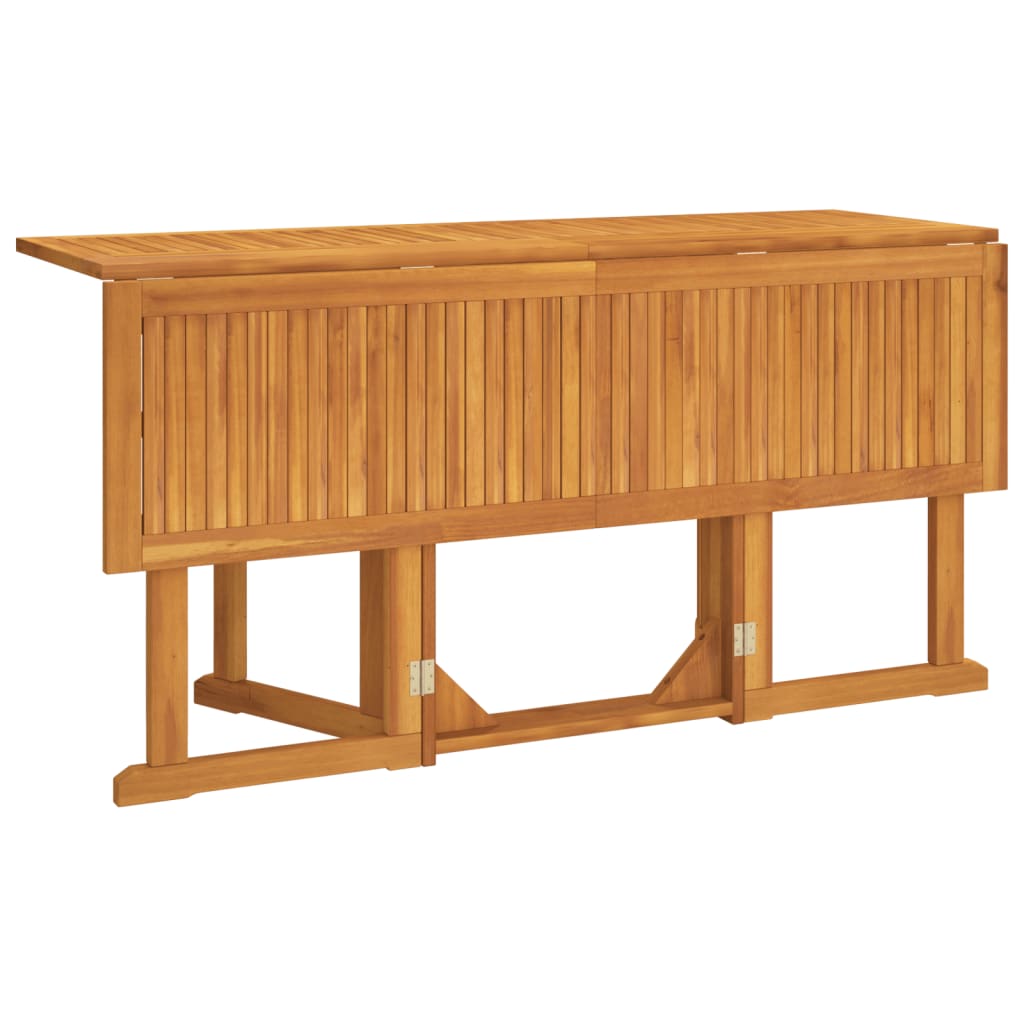 Τραπέζι Κήπου Butterfly Πτυσσόμενο 150x90x75 εκ. Μασίφ Teak 3