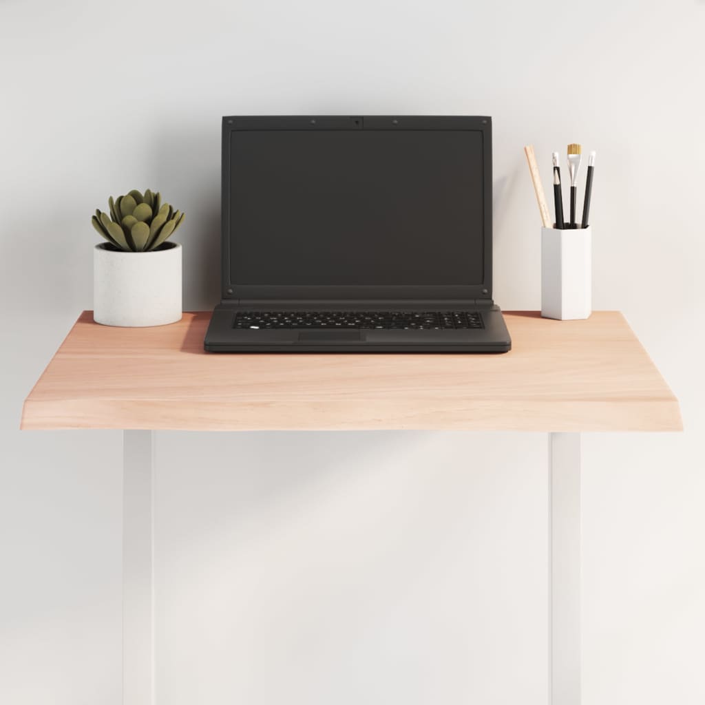 Επιφάνεια Τραπεζιού 60x60x2εκ. Ακατ. Μασίφ Ξύλο Δρυός Live Edge 1