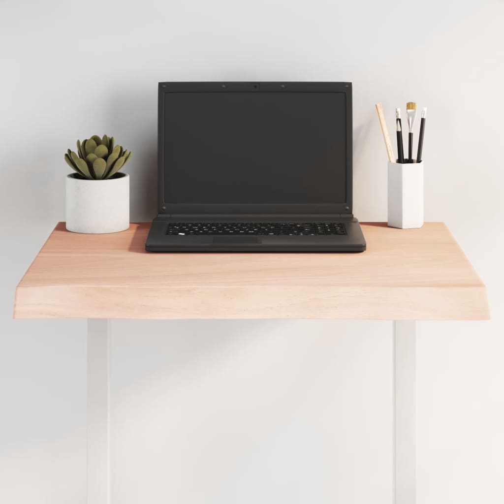 Επιφάνεια Τραπεζιού 60x60x(2-4)εκ Ακατέργαστο Μασίφ Ξύλο Δρυός 1