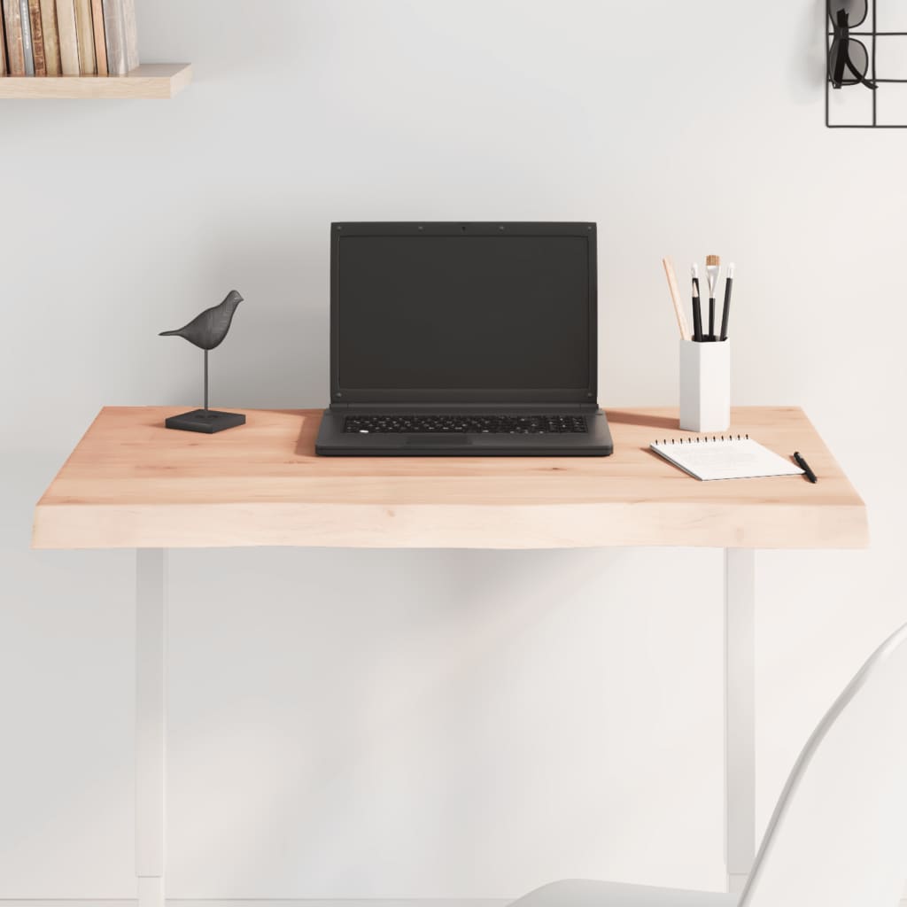 Επιφάνεια Τραπεζιού 80x40x(2-6) εκ. Ακατέργαστο Μασίφ Ξύλο 1