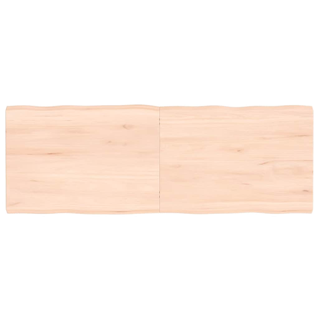 Επιφάνεια Τραπεζιού 140x50x(2-4) εκ. Ακατέργ. Μασίφ Ξύλο Δρυός 1