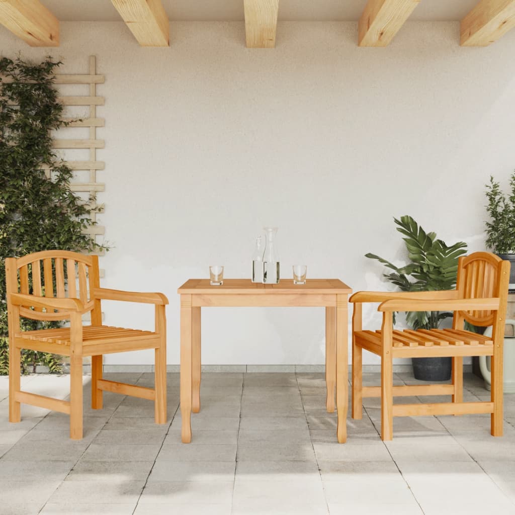 Καρέκλες Κήπου 2 τεμ. 58 x 59 x 88 εκ. από Μασίφ Ξύλο Teak 1