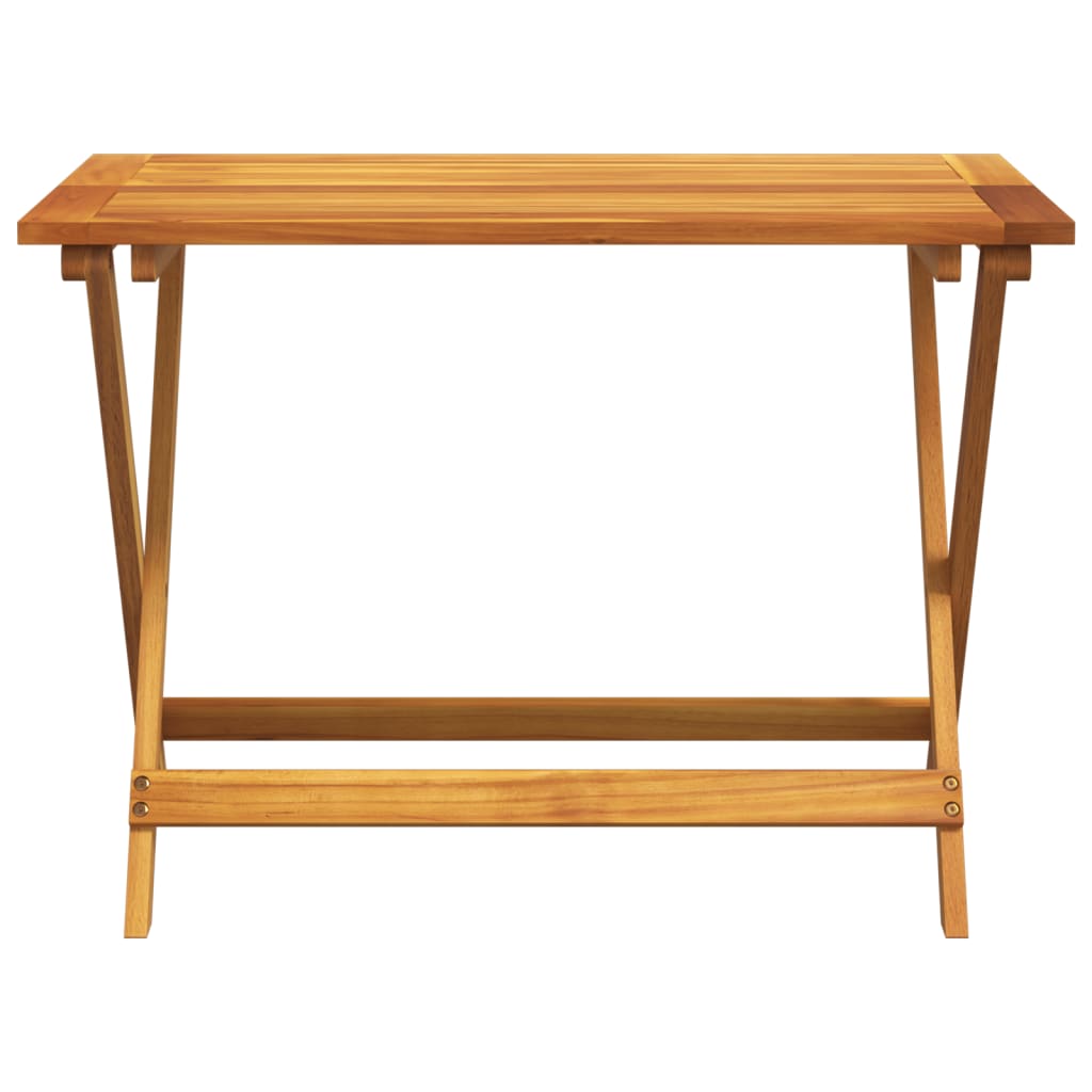 Τραπέζι Κήπου Πτυσσόμενο 90x52,5x65 εκ. Μασίφ Ξύλο Ακακίας 4