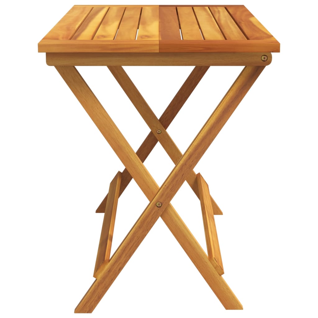 Τραπέζι Κήπου Πτυσσόμενο 90x52,5x65 εκ. Μασίφ Ξύλο Ακακίας 5