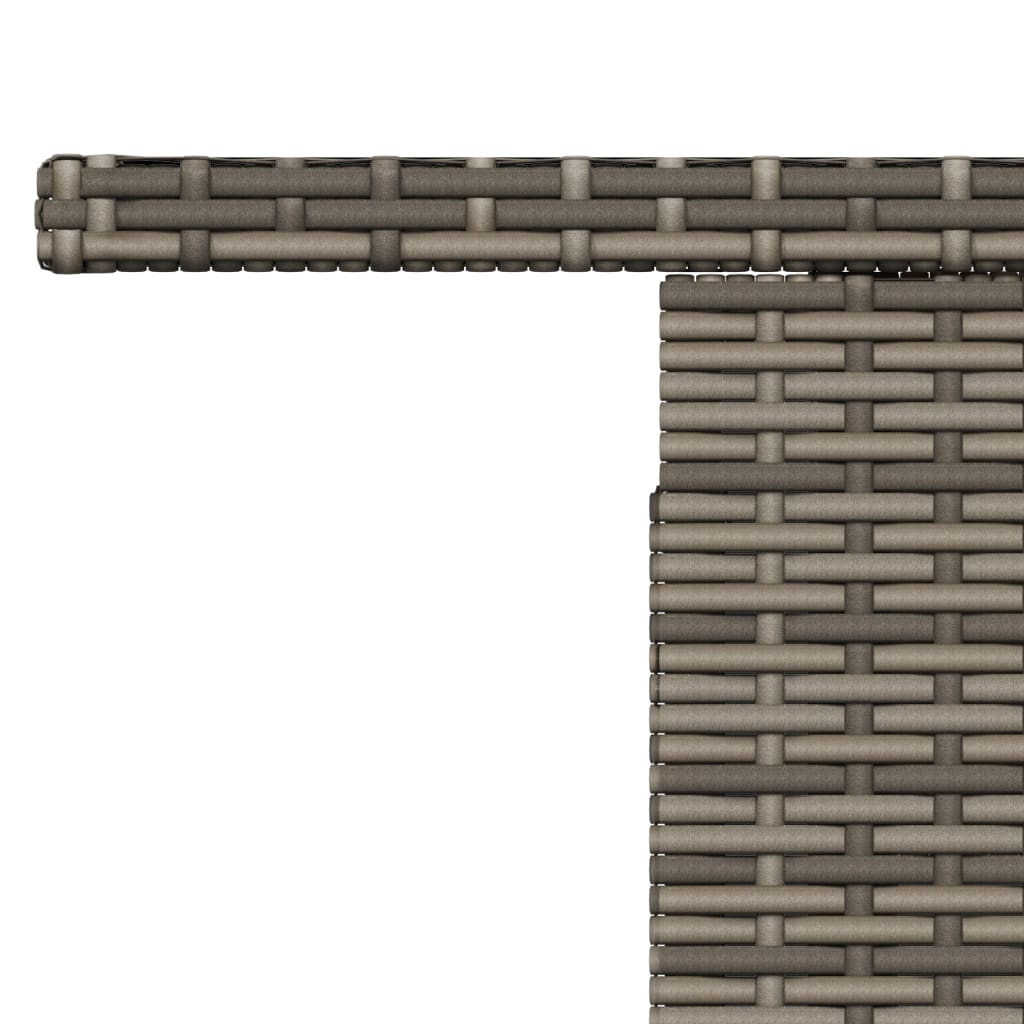 Τραπέζι Κήπου Γκρι 100x55x73 εκ. Συνθετικό Ρατάν/Ξύλο Ακακίας 9