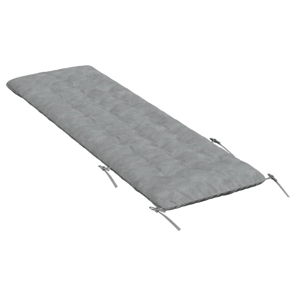 Μαξιλάρι Ξαπλώστρας Γκρι 160x50x10 εκ. Συνθετικό Καστόρι 4