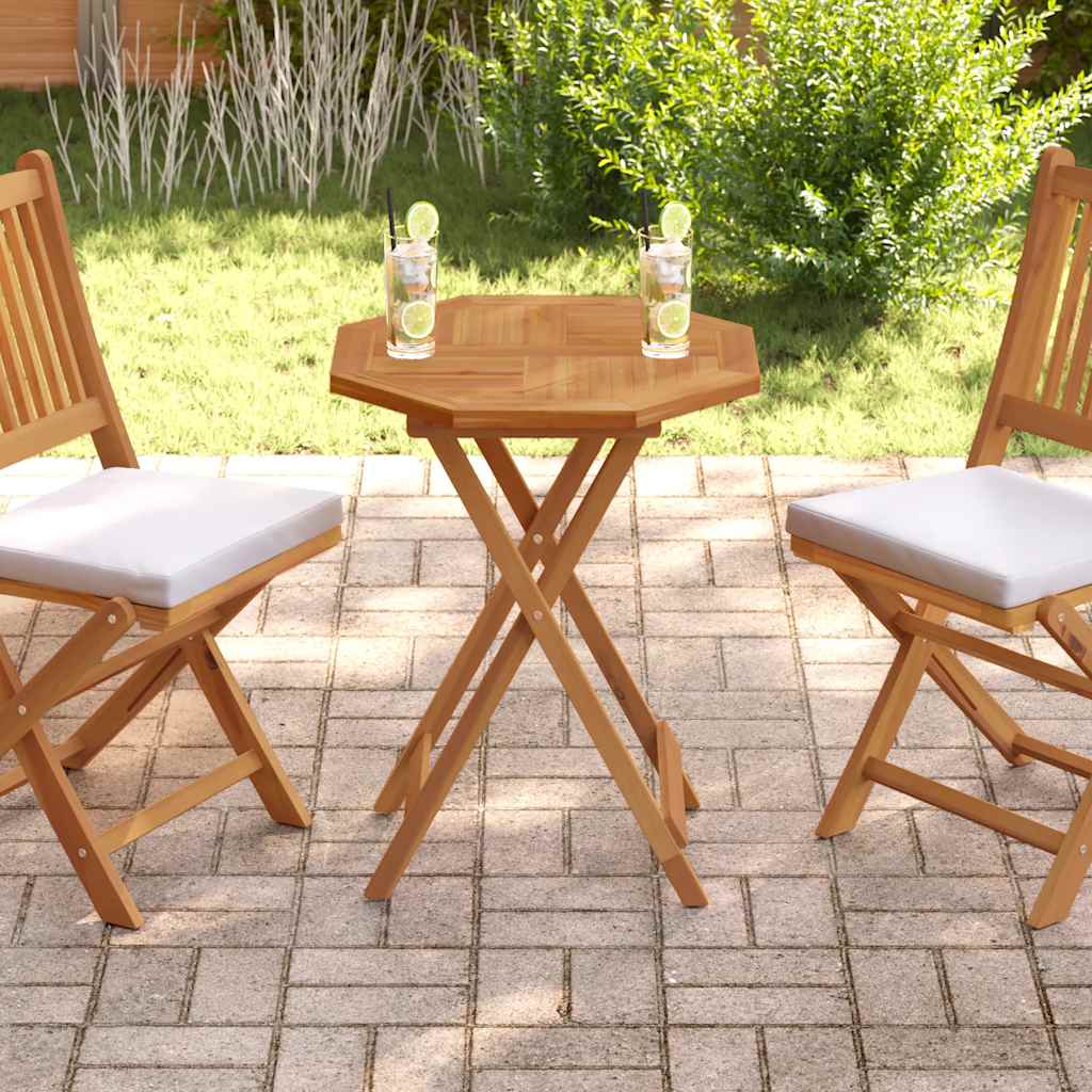 Επιφάνεια Τραπεζιού Οκτάγωνη 60x60x2,5 εκ. Μασίφ Ξύλο Teak 1