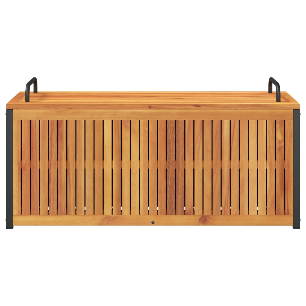 Κουτί Μαξιλαριών Εξ. Χώρου 110x45x42/53 εκ. Μασίφ Ακακία/Ατσάλι 5