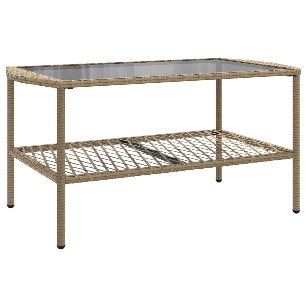 Σετ Καναπέ Κήπου 4 τεμ. Μπεζ Συνθετικό Ρατάν με Μαξιλάρια 6