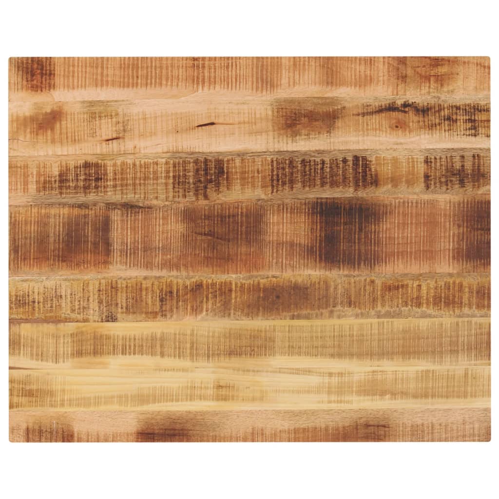 Επιφάνεια Τραπεζιού Ορθογώνια 90x80x2,5 εκ. Μασίφ Ξύλο Μάνγκο 1