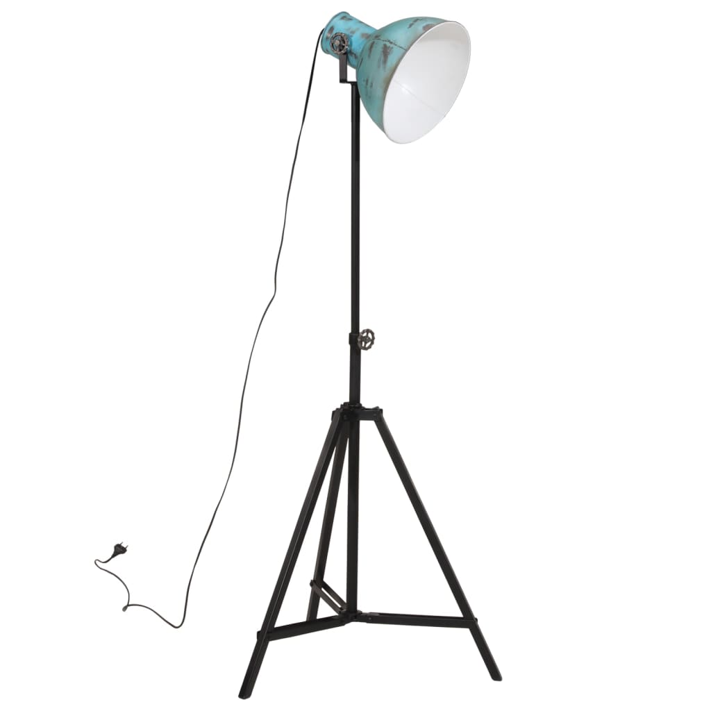 Φωτιστικό Δαπέδου 25 W Αντικέ Μπλε 61x61x90/150 εκ. Ε27 2