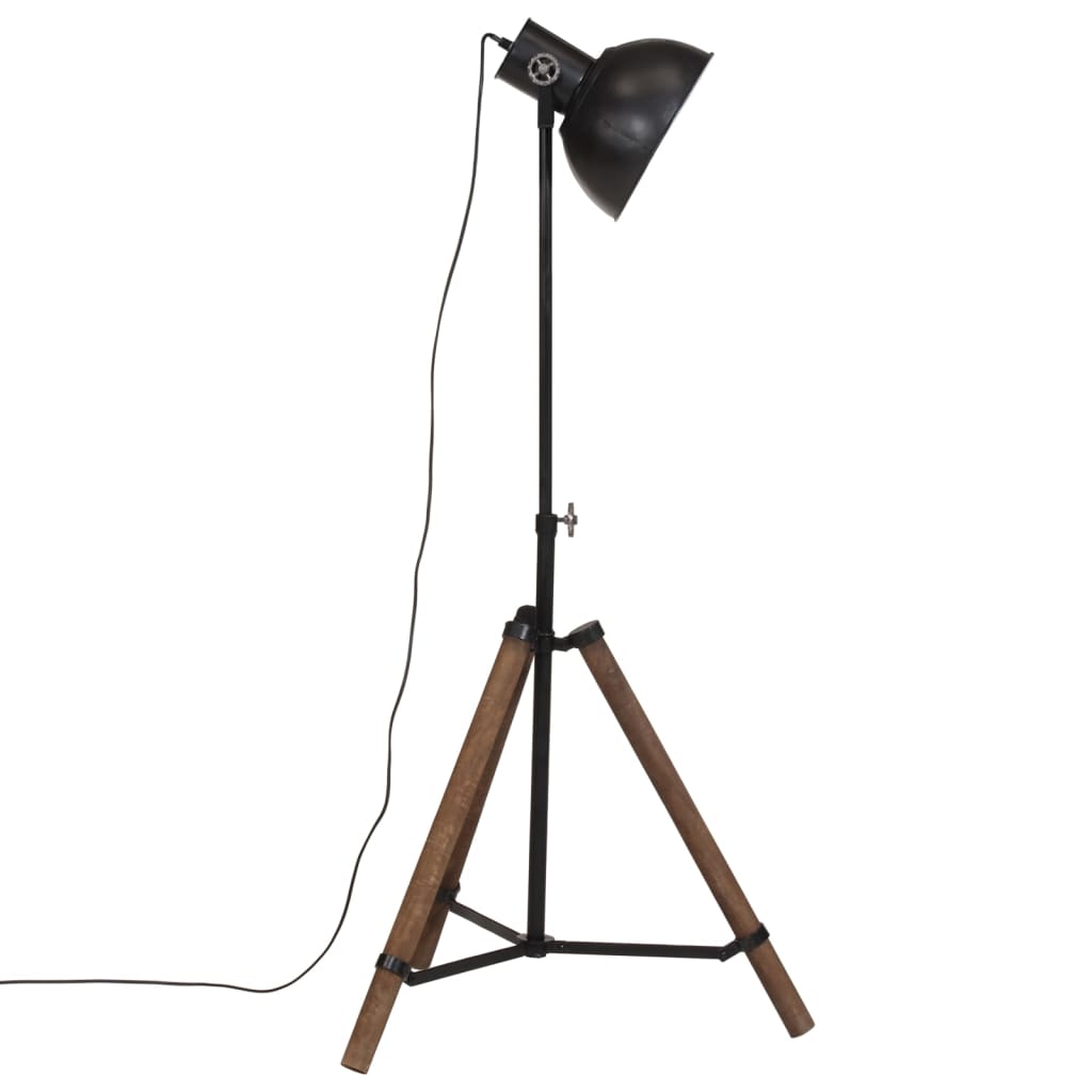 Φωτιστικό Δαπέδου 25 W Μαύρο 75x75x90-150 εκ. E27 4