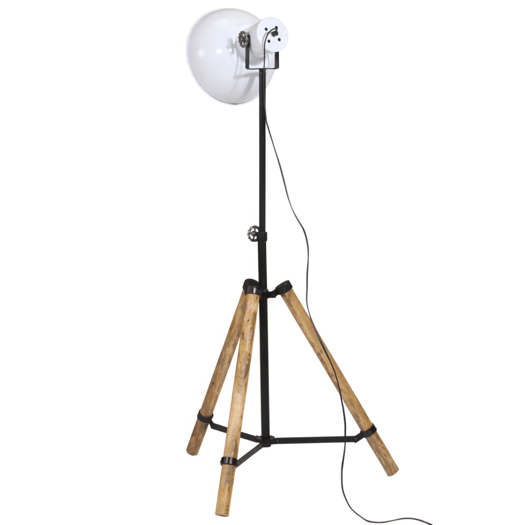 Φωτιστικό Δαπέδου 25 W Λευκό 75x75x90-150 εκ. E27 5