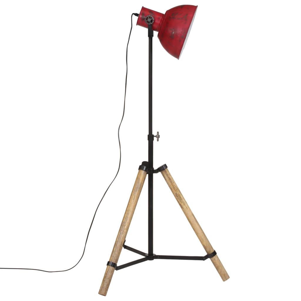 Φωτιστικό Δαπέδου 25 W Αντικέ Κόκκινο 75x75x90-150 εκ. Ε27 4