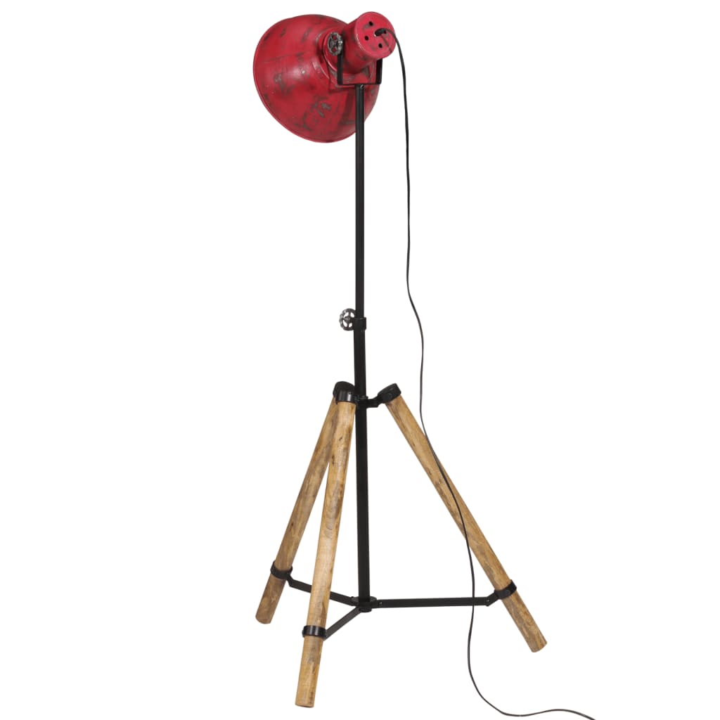 Φωτιστικό Δαπέδου 25 W Αντικέ Κόκκινο 75x75x90-150 εκ. Ε27 5