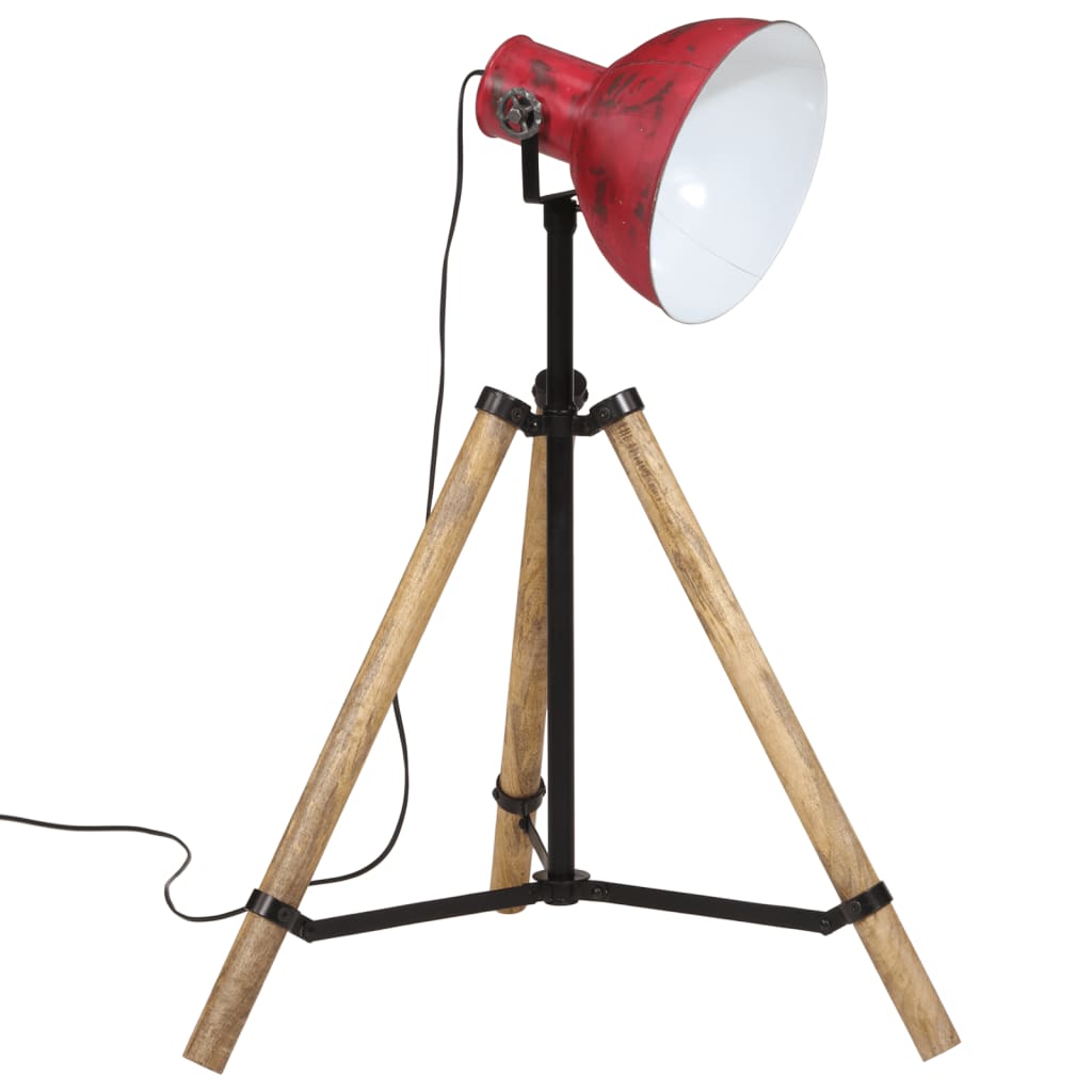 Φωτιστικό Δαπέδου 25 W Αντικέ Κόκκινο 75x75x90-150 εκ. Ε27 6