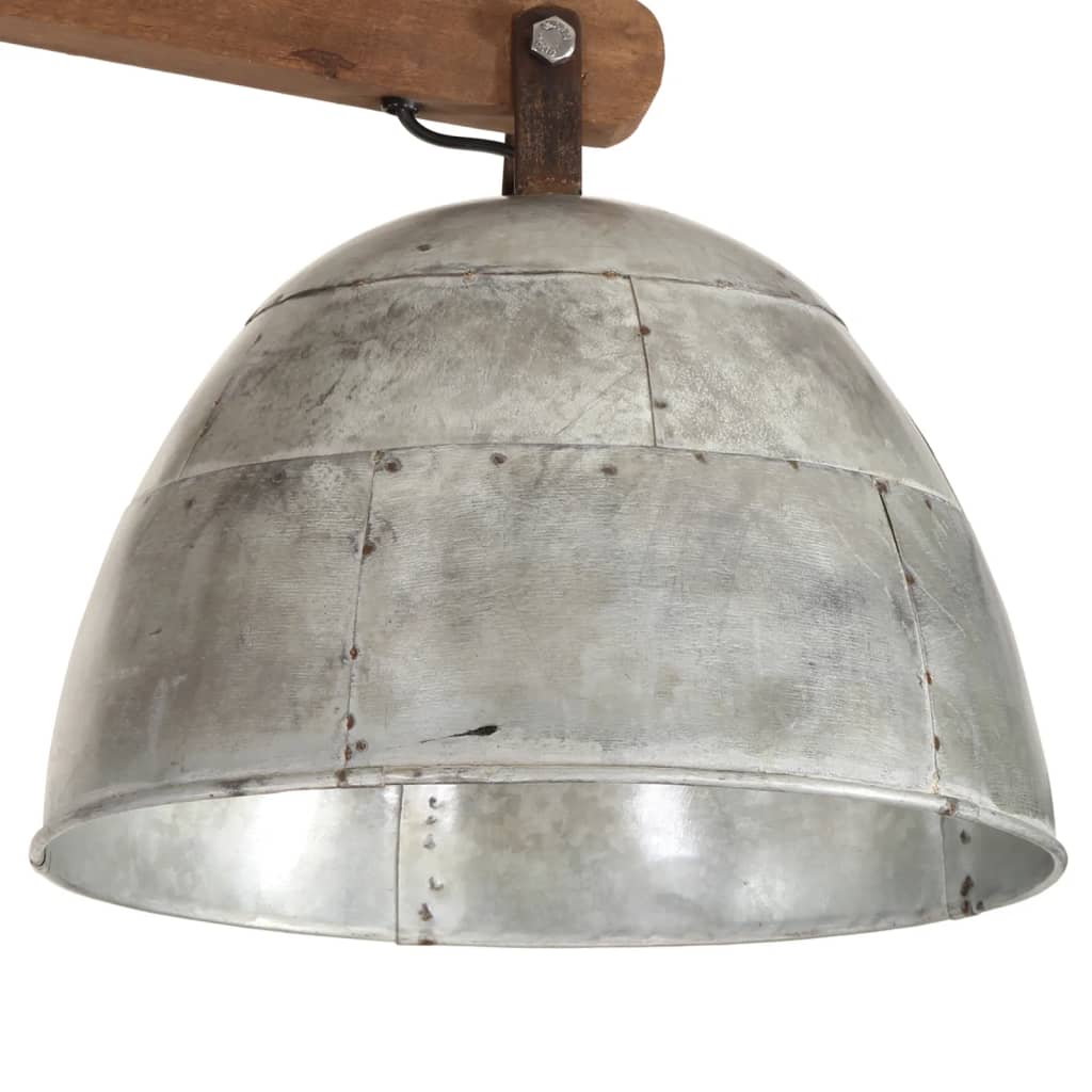 Φωτιστικό Οροφής 25 W Vintage Ασημί 105x30x65-108 εκ. Ε27 5