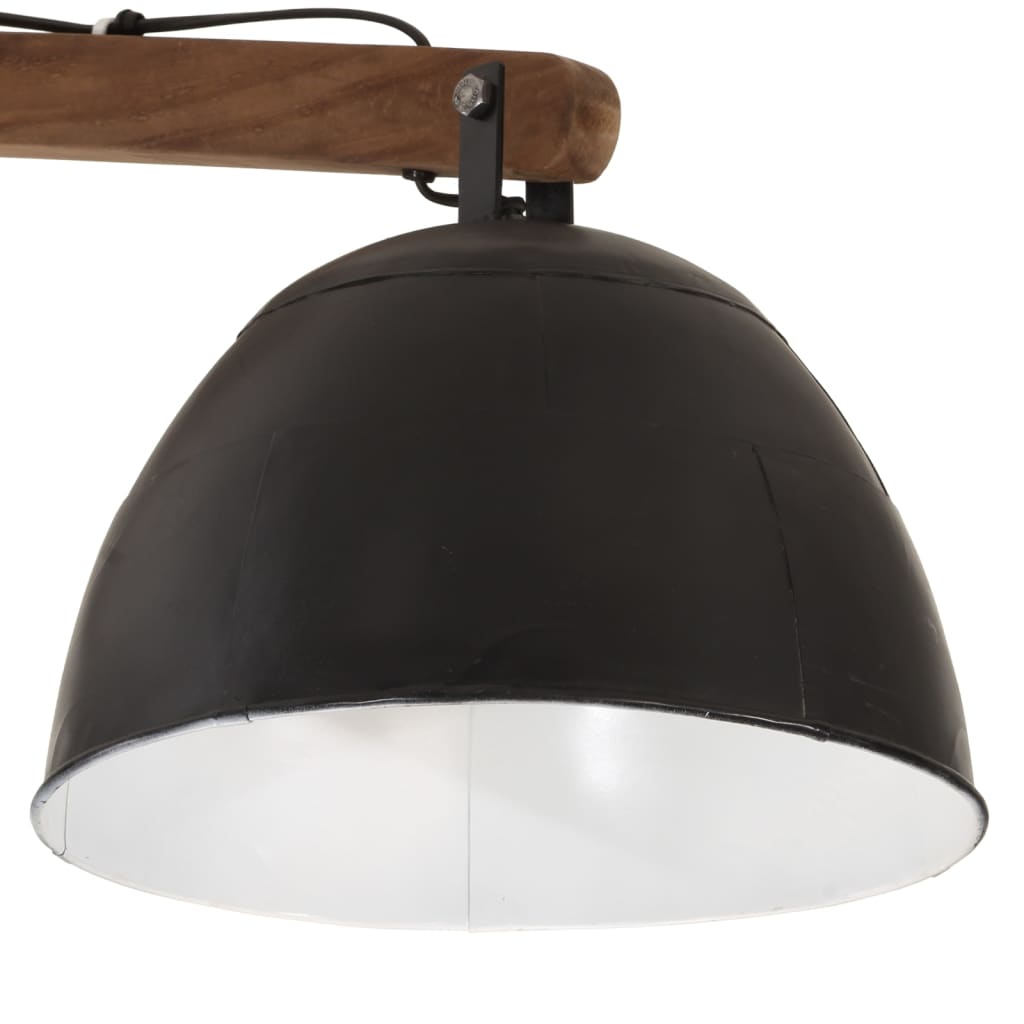 Φωτιστικό Οροφής 25 W Μαύρο 105x30x65-108 εκ. Ε27 5
