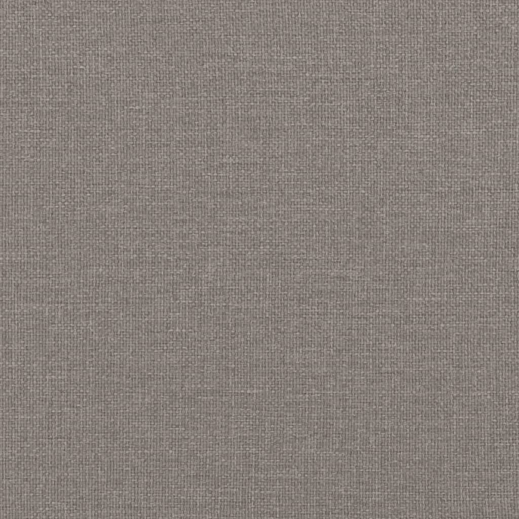 Παγκάκι με Πλάτη Taupe 120 x 62 x 75,5 εκ. Υφασμάτινο 7