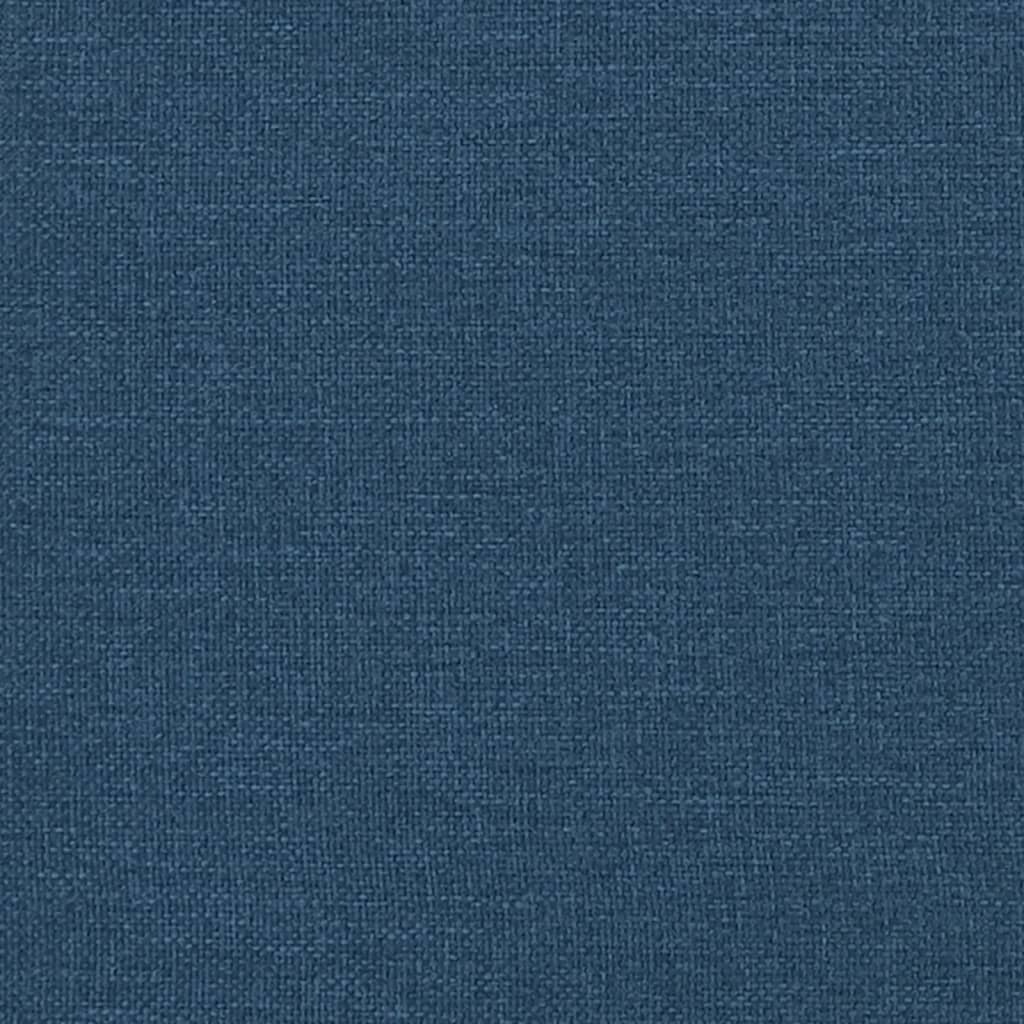 Παγκάκι Μπλε 113 x 64,5 x 75,5 εκ. Υφασμάτινο με Μαξιλάρια 7