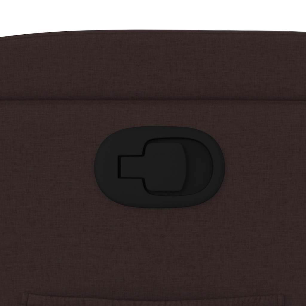 Πολυθρόνα Ανακλινόμενη Σκούρο Καφέ Υφασμάτινη 9