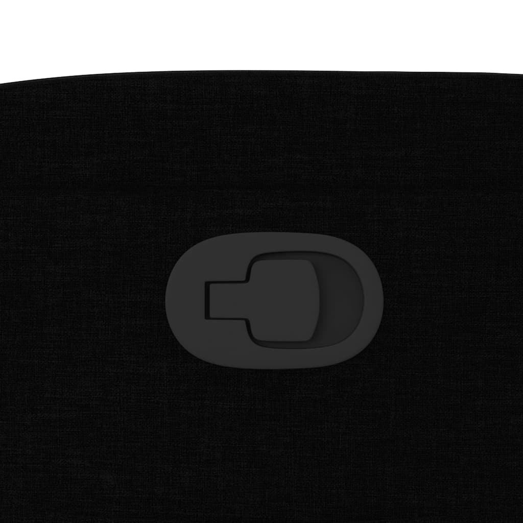 Πολυθρόνα Ανακλινόμενη Μαύρη Υφασμάτινη 9