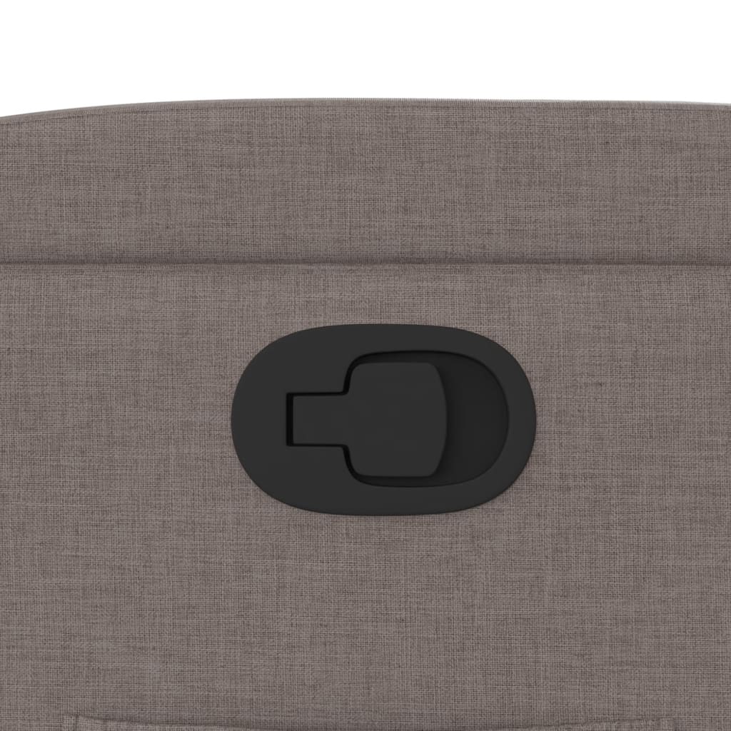 Πολυθρόνα Ανακλινόμενη Taupe Υφασμάτινη 9