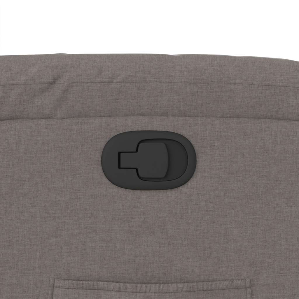 Πολυθρόνα Ανακλινόμενη Taupe Υφασμάτινη 9