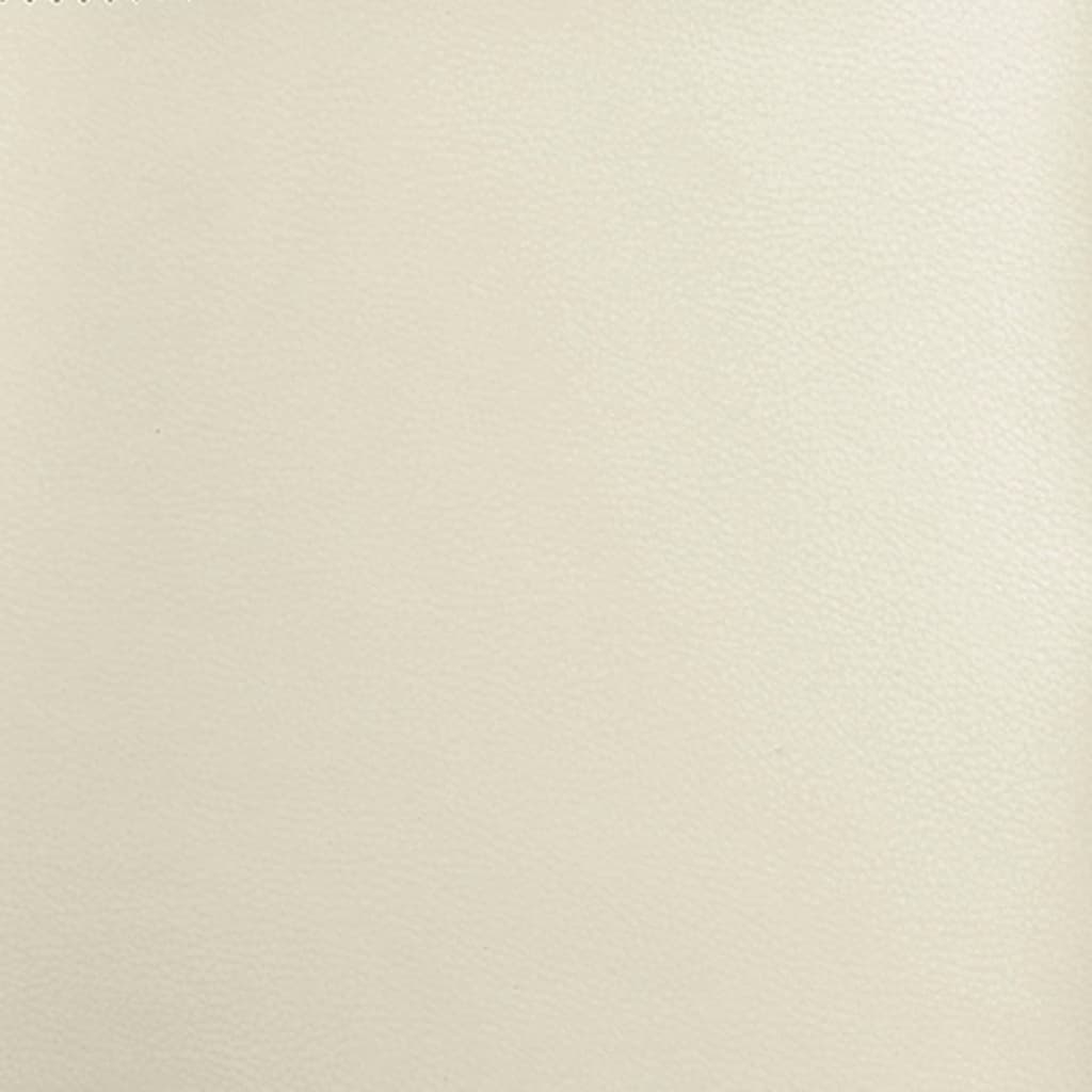 Πολυθρόνα Ανακλινόμενη Κρεμ από Συνθετικό Δέρμα 10