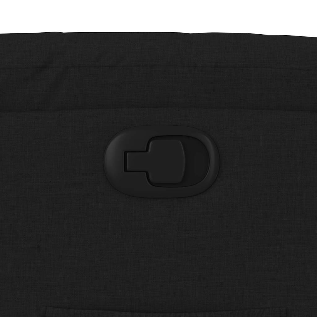 Πολυθρόνα Ανακλινόμενη Μαύρη Υφασμάτινη 9