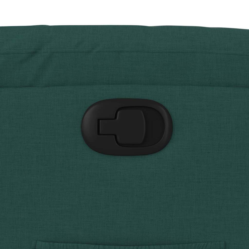 Πολυθρόνα Ανακλινόμενη Σκούρο Πράσινο Υφασμάτινη 9