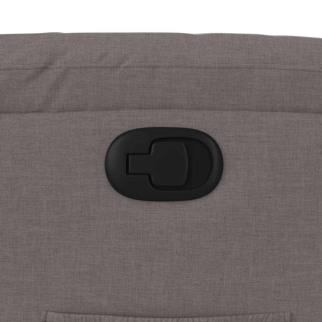 Πολυθρόνα Ανακλινόμενη Taupe Υφασμάτινη 9