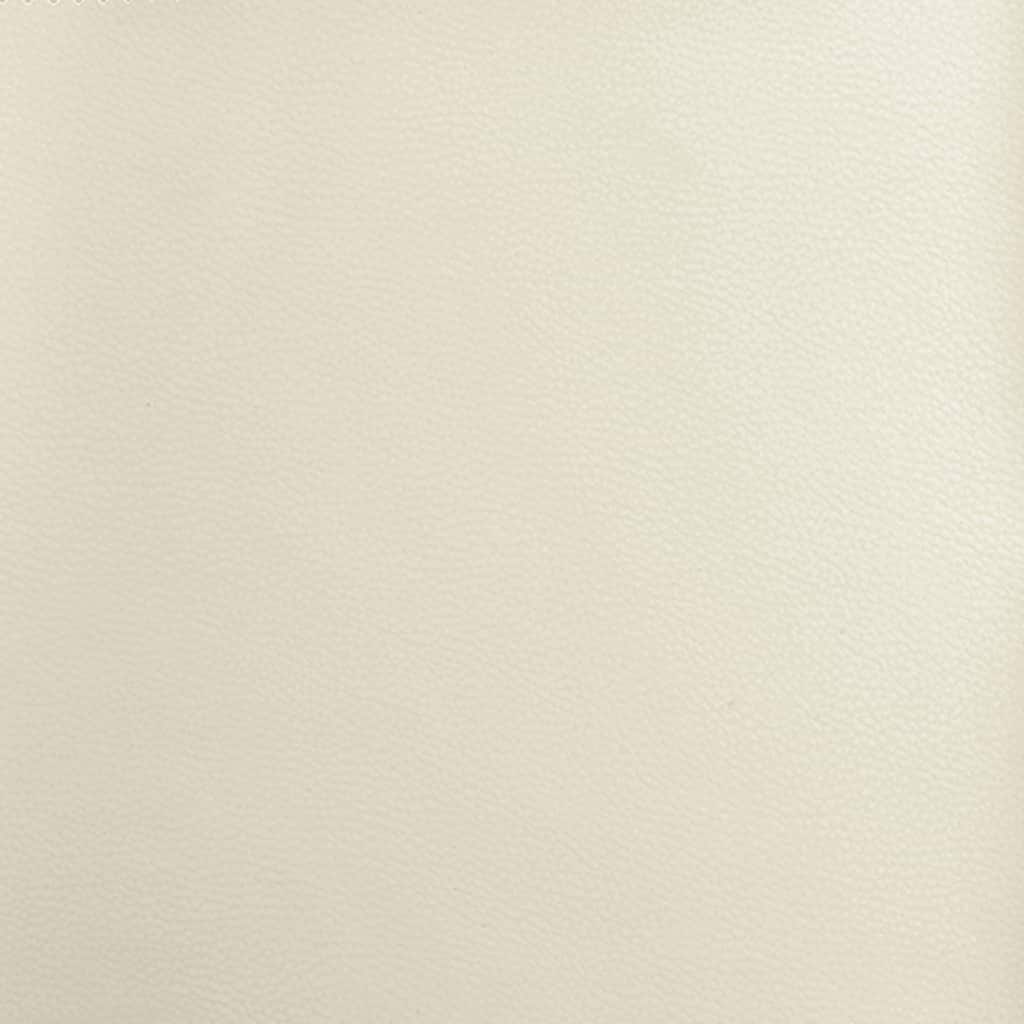 Πολυθρόνα Ανακλινόμενη Κρεμ από Συνθετικό Δέρμα 10