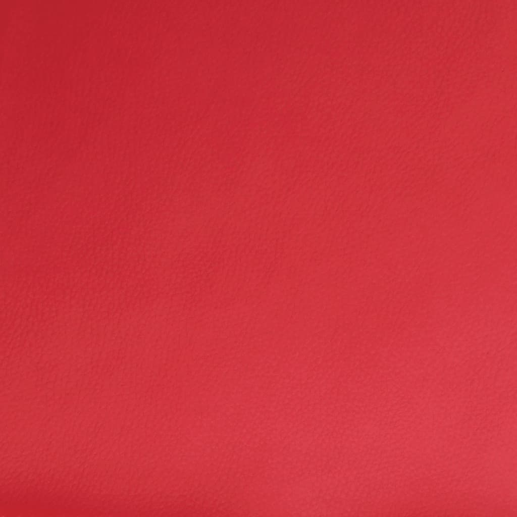 Πολυθρόνα Ανακλινόμενη Κόκκινη από Συνθετικό Δέρμα 10