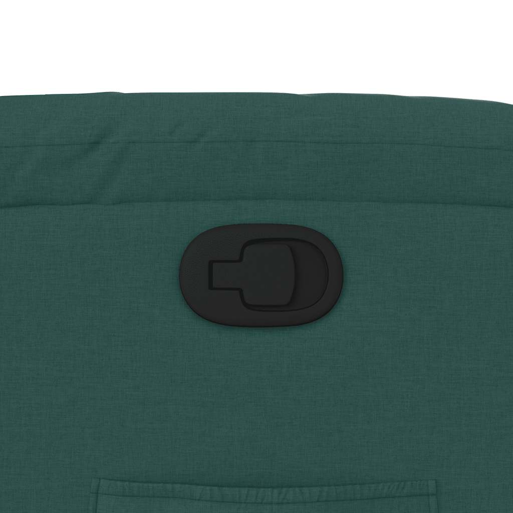 Πολυθρόνα Ανακλινόμενη Σκούρο Πράσινο Υφασμάτινη 9