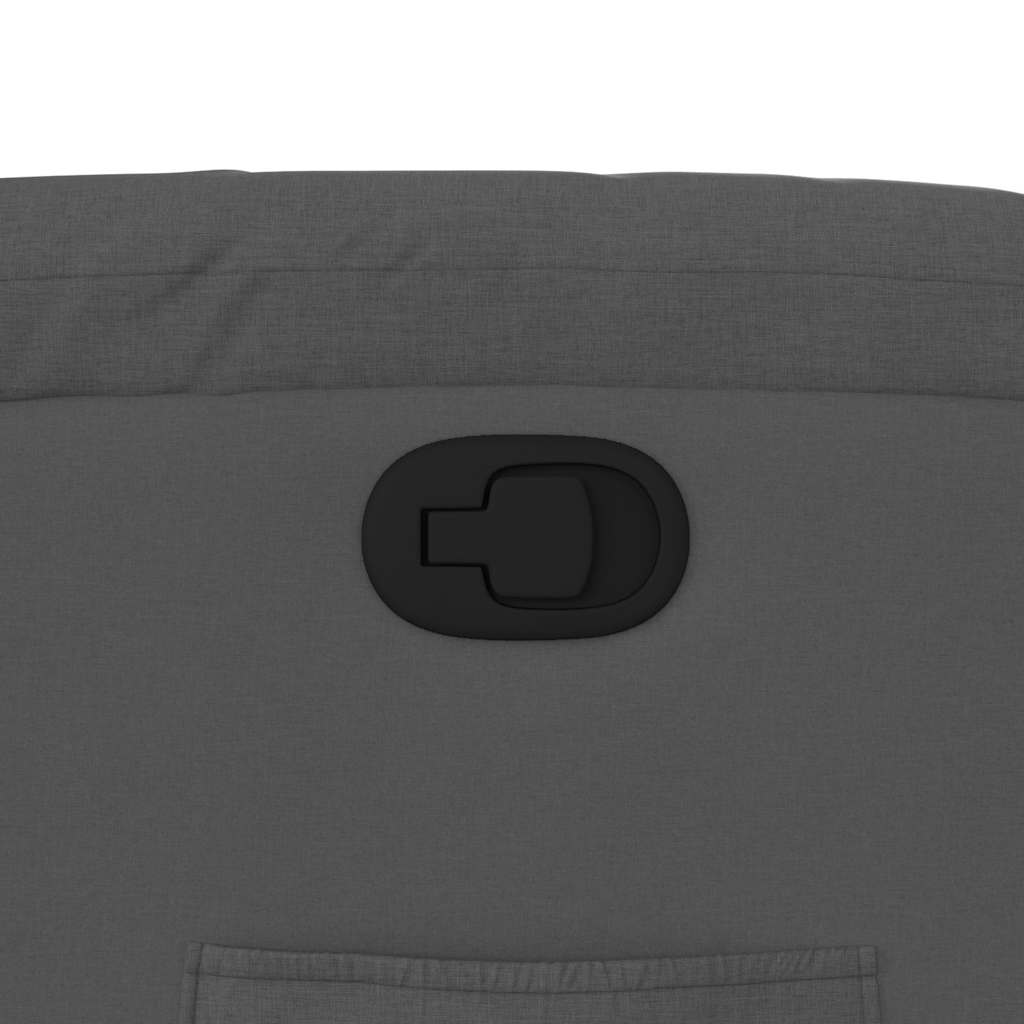 Πολυθρόνα Ανακλινόμενη Σκούρο Γκρι Υφασμάτινη 9