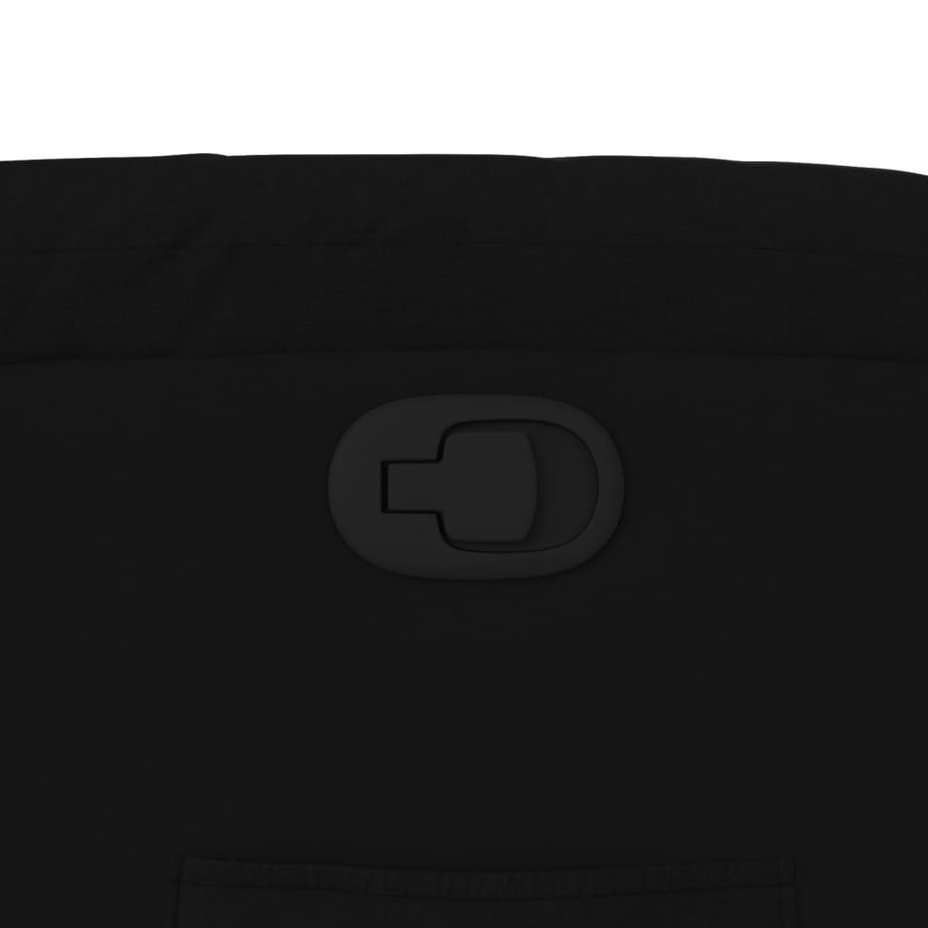 Πολυθρόνα Ανακλινόμενη Μαύρη Υφασμάτινη 9