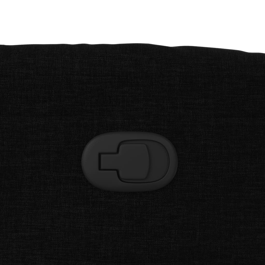 Πολυθρόνα Ανακλινόμενη Μαύρη Υφασμάτινη 9