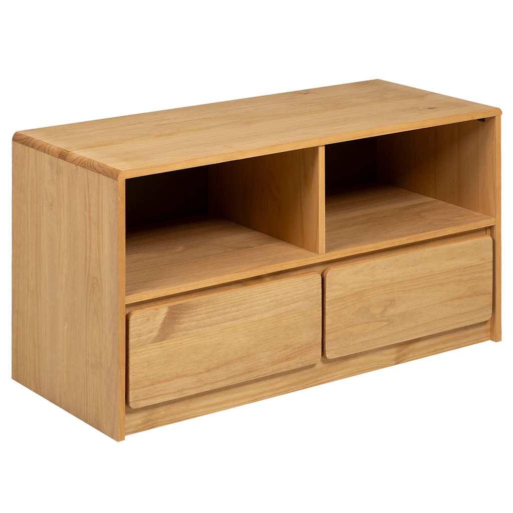 Έπιπλο Τηλεόρασης SAUDA Χρώμα Δρυός 99x43x55 εκ. Μασίφ Πεύκο 2