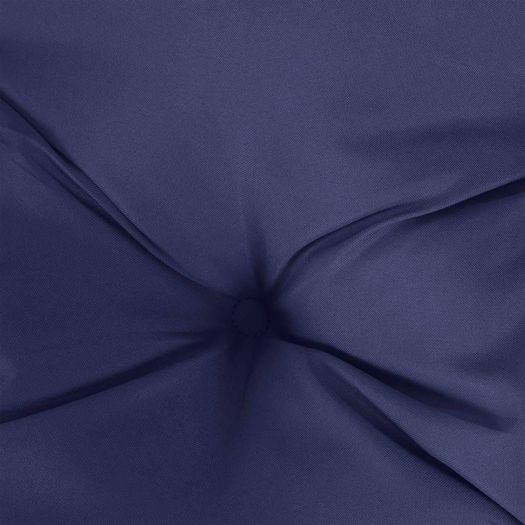 Μαξιλάρια Καρέκλας 2 τεμ. Ναυτικό Μπλε 40x40x7 εκ. Υφασμάτινα 7
