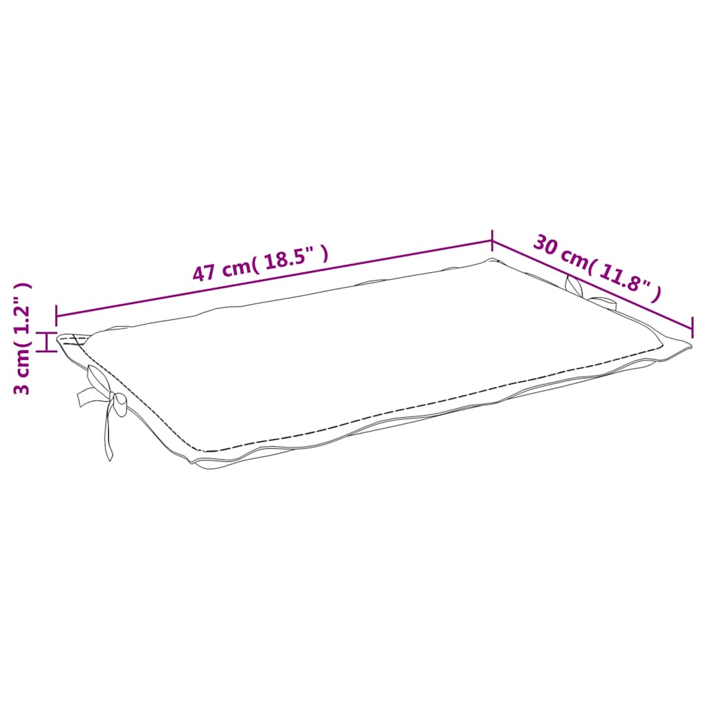Μαξιλάρι Ξαπλώστρας Ανθρακί 186x58x3 εκ. Ύφασμα 10