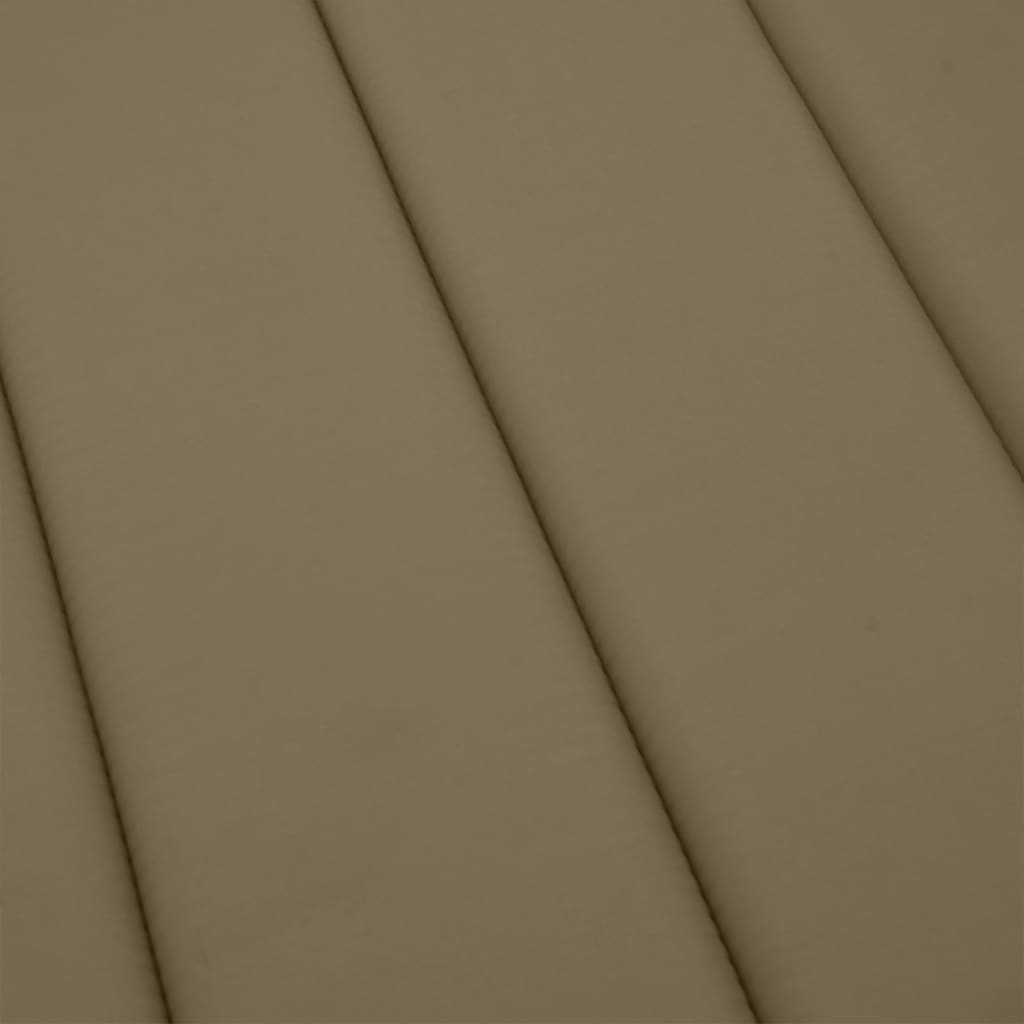 Μαξιλάρι Ξαπλώστρας Taupe Μελανζέ 200x60x4 εκ. Ύφασμα 7