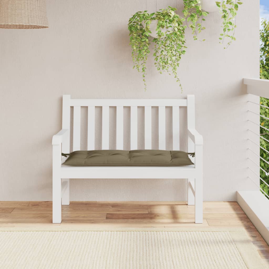 Μαξιλάρι Πάγκου Κήπου Taupe Μελανζέ 100x50x7 εκ. Ύφασμα 3