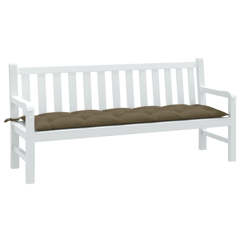 Μαξιλάρι Πάγκου Κήπου Taupe Μελανζέ 180x50x7 εκ. Ύφασμα 1