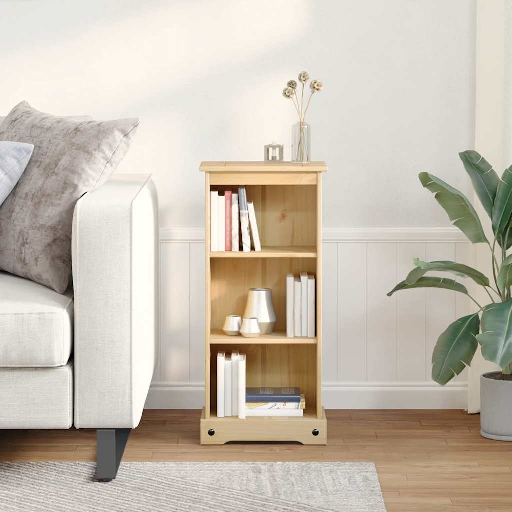 Βιβλιοθήκη Corona 46x29x100 εκ. από Μασίφ Ξύλο Πεύκου 3