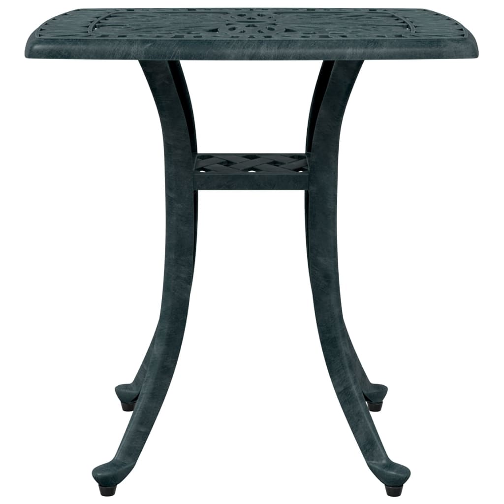 Τραπέζι Κήπου Πράσινο 53 x 53 x 53 εκ. από Χυτό Αλουμίνιο 5