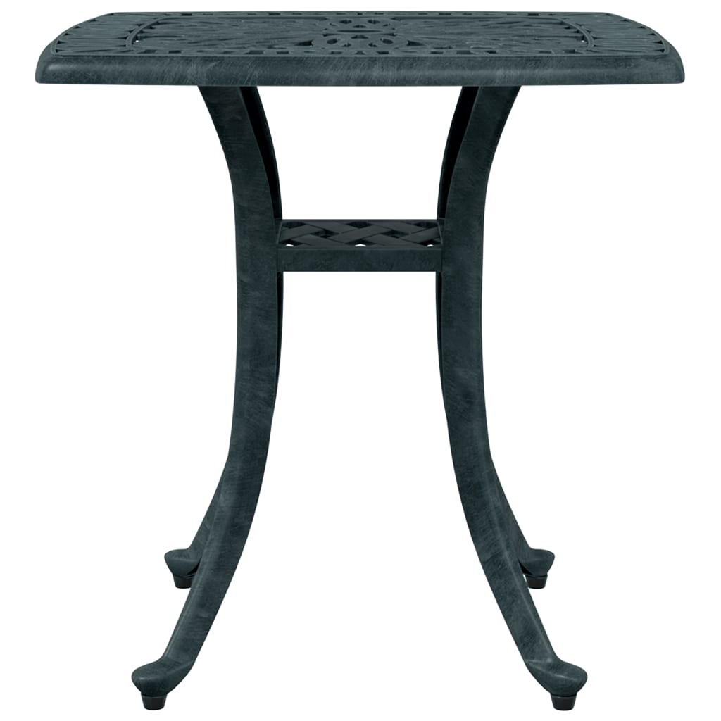 Τραπέζι Κήπου Πράσινο 53 x 53 x 53 εκ. από Χυτό Αλουμίνιο 6